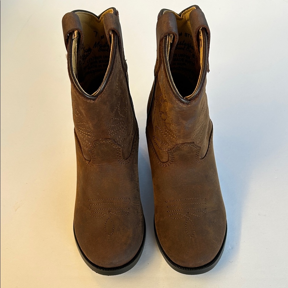 Baby/Toddler Masterson Western Brown Boots Size 7